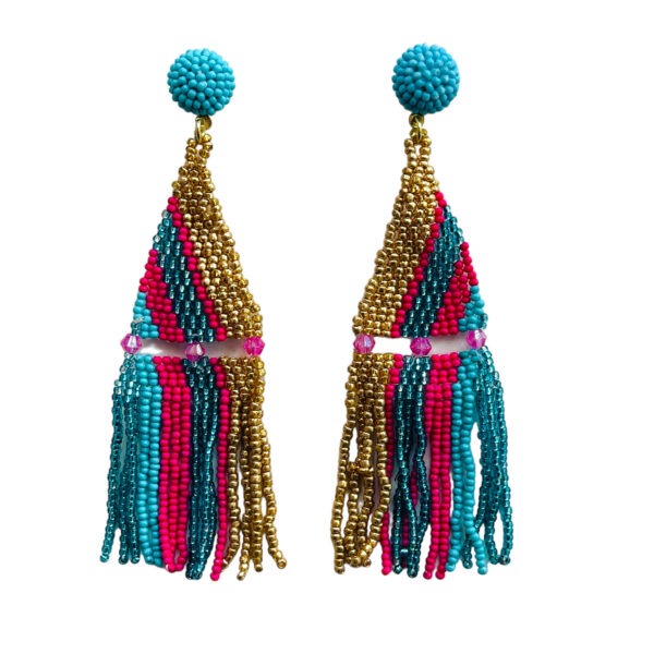 Western  Beaded Earring